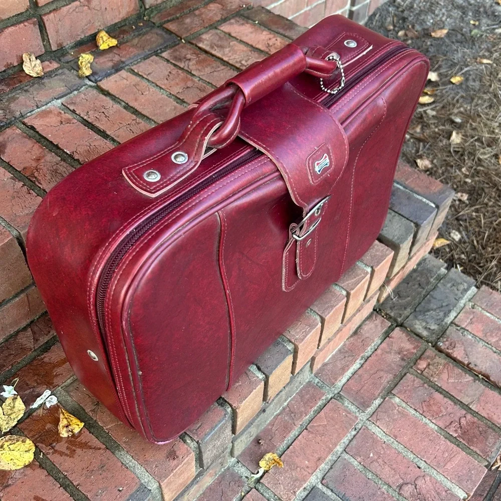 vintage American Tourister suitcase